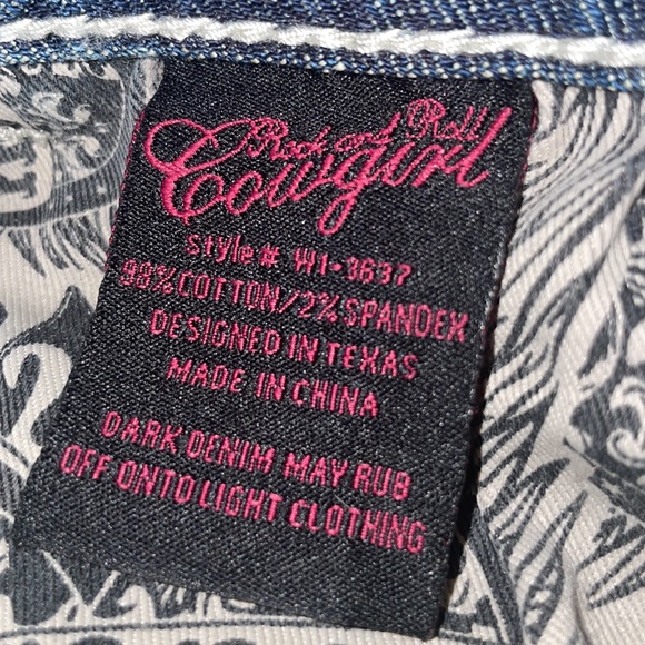 Rock&Roll mid rise jeans with decorated pockets - Picture 8 of 8